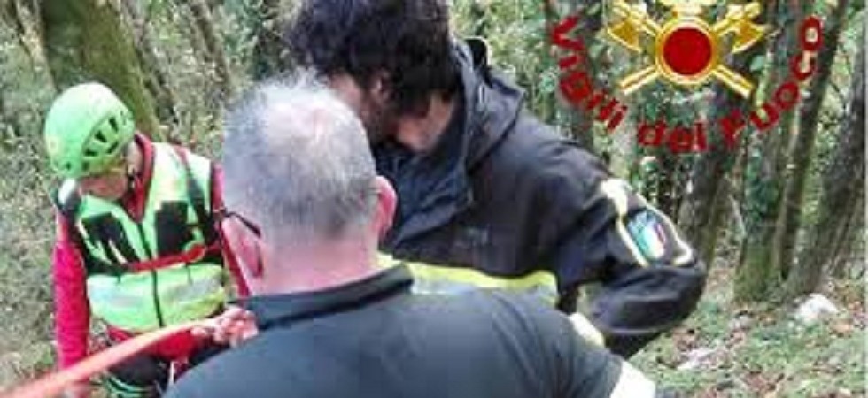 Foto d'archivio Drammatico malore nel bosco, percorre un sentiero ma improvvisamente si accascia a terra e muore
